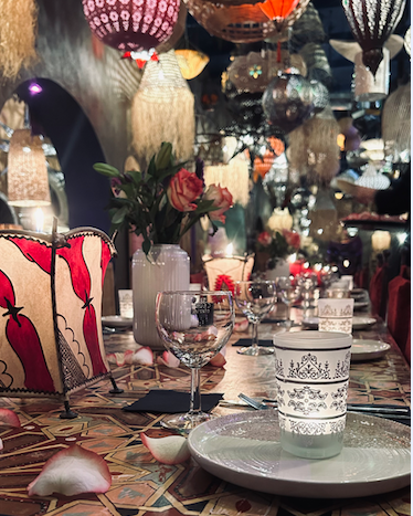 Teelichtglas bei Le Marrakech