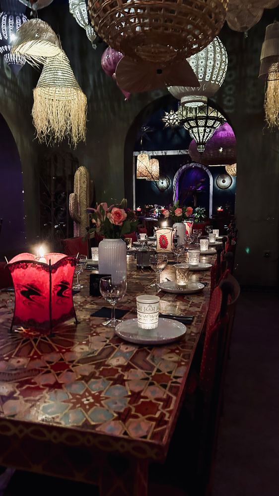 Teelichtglas bei Le Marrakech