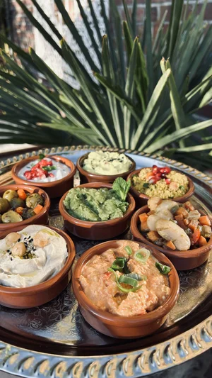 Mezze-Auswahl im Marrakech